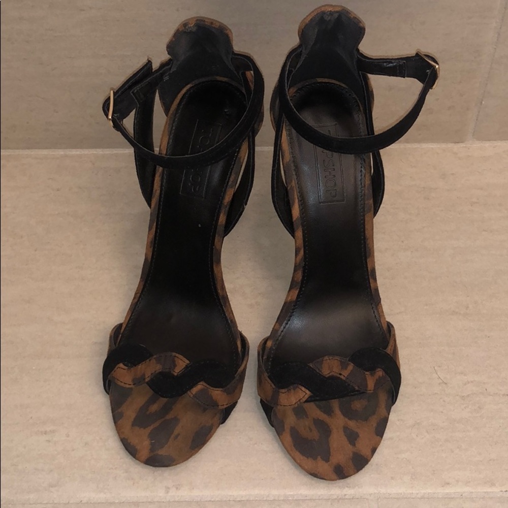 Top shop cheetah heels